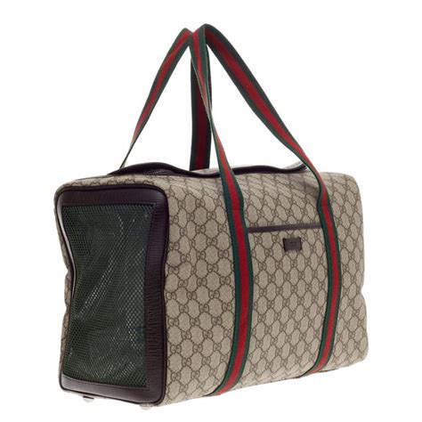 gucci cat backpack|gucci pet carrier bag.